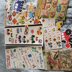 Sticker Bundle Boys Trucks Tractors Stickers Scrapbooking